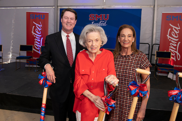 Group of people at the groundbreaking ceremony