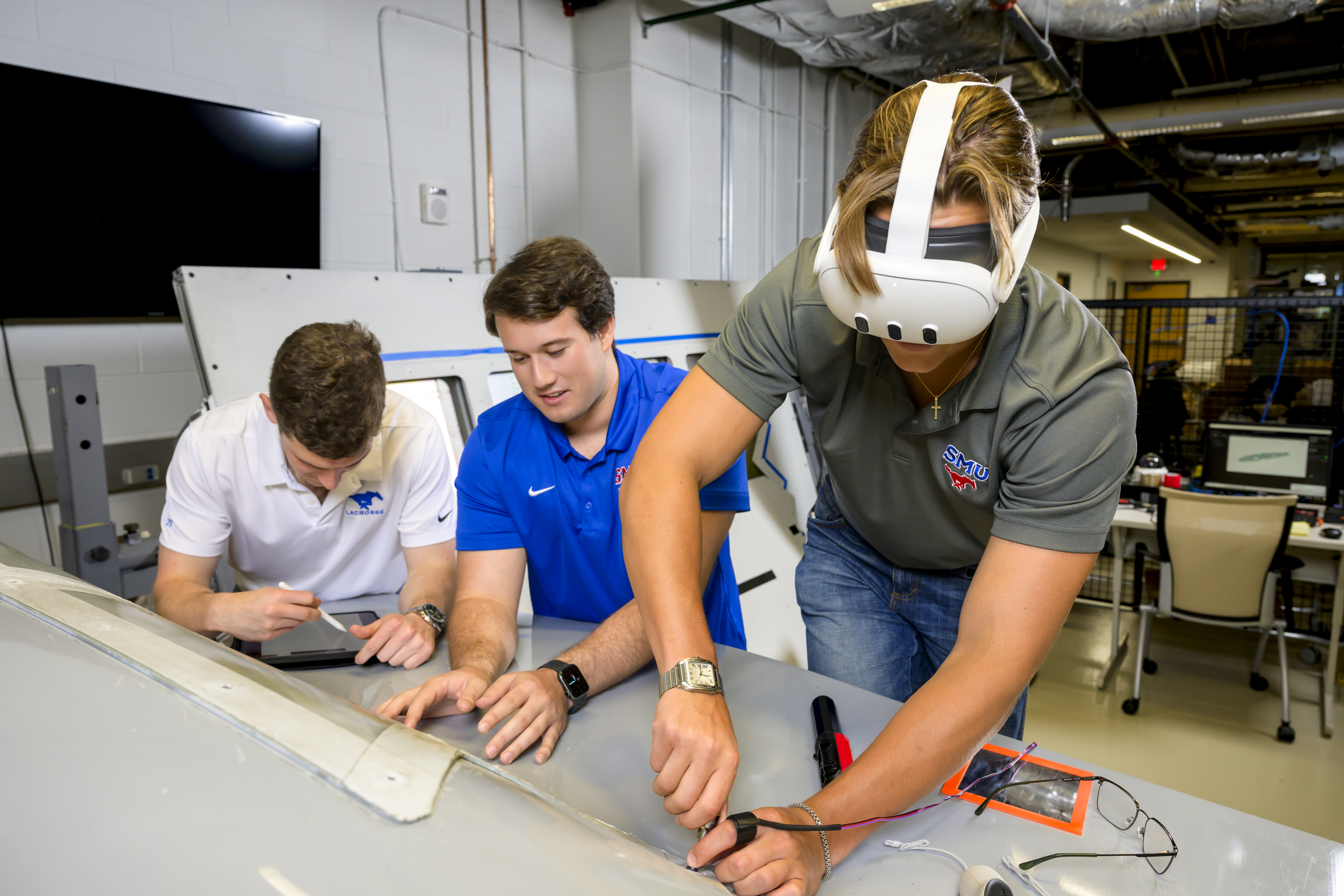 Student researchers digital twin