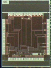 Image of Chip Schematics Including ADCs, DC-DC Converters, and 5G transceiver ICs
