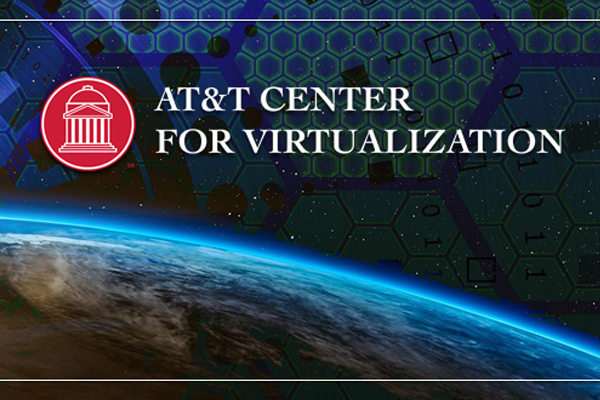 AT and T center for virtualization logo on the background.