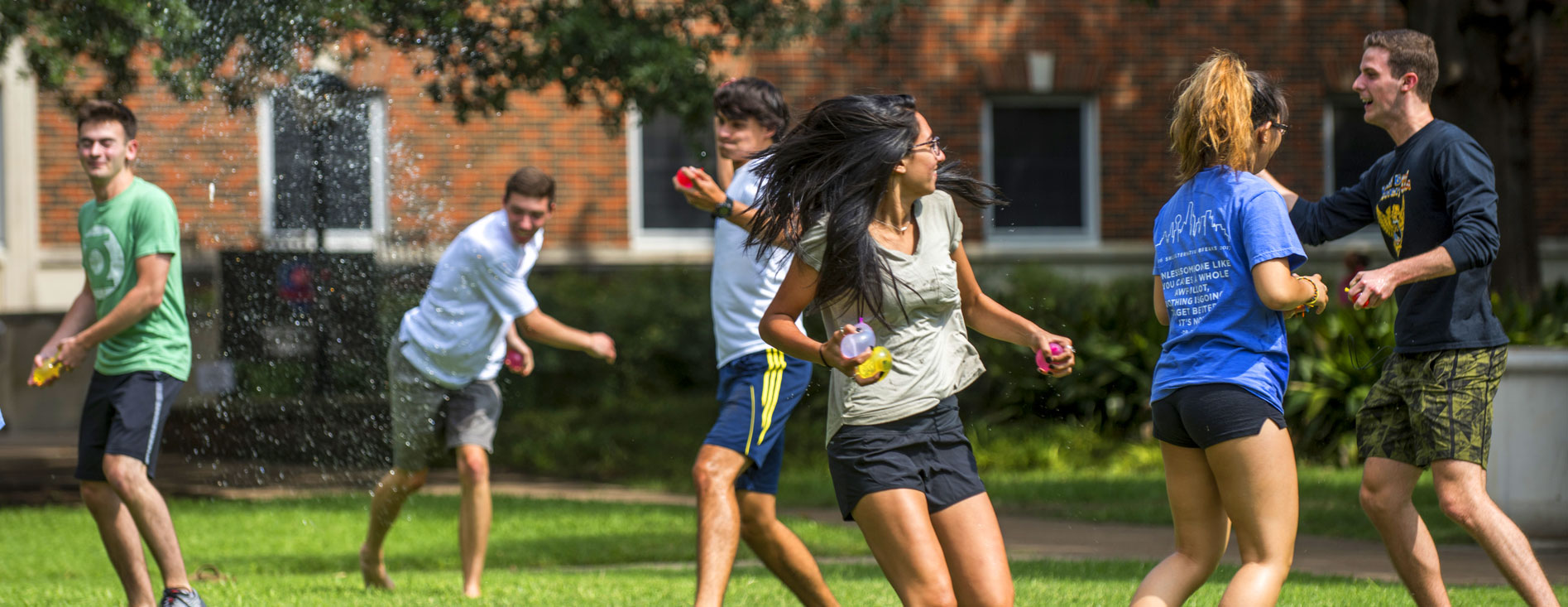 Water balloon fight