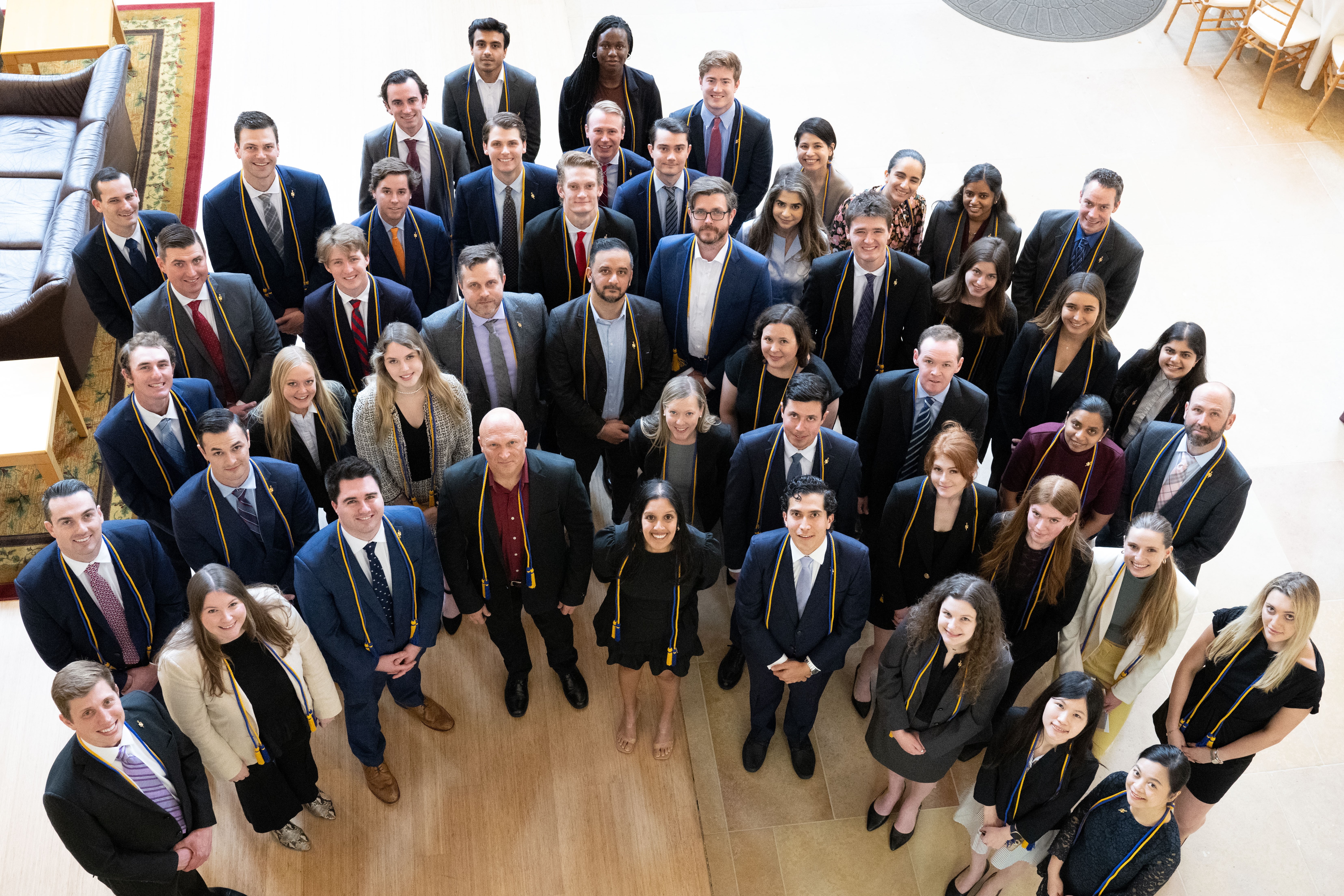 photo of inductees at 2023 Spring Beta Gamma Sigma Induction, taken at Collins Center, 色花堂_色花堂 98堂 Cox School of Business