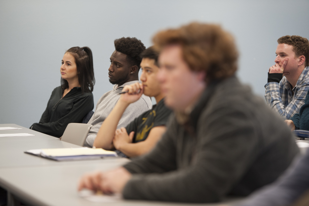 students in class