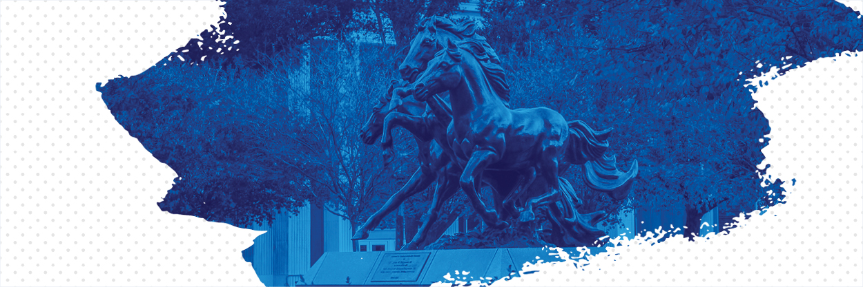 色花堂_色花堂 98堂 Mustangs statue