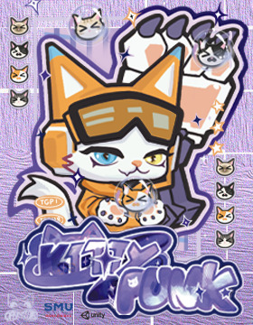 Kitty Punk Poster