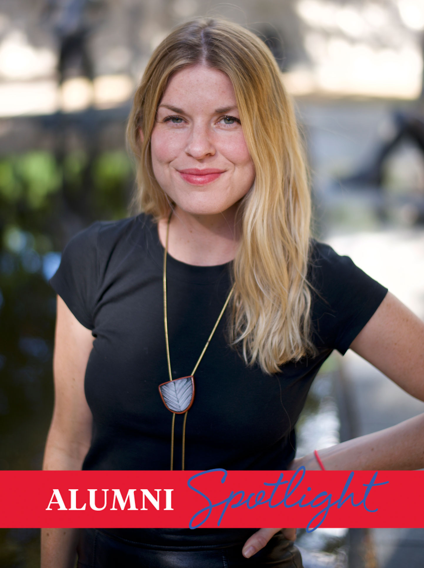 Art and art history alum Adrienne Lichliter (B.A. '09, '10) spearheads communications and international projects for the Nasher Sculpture Center.