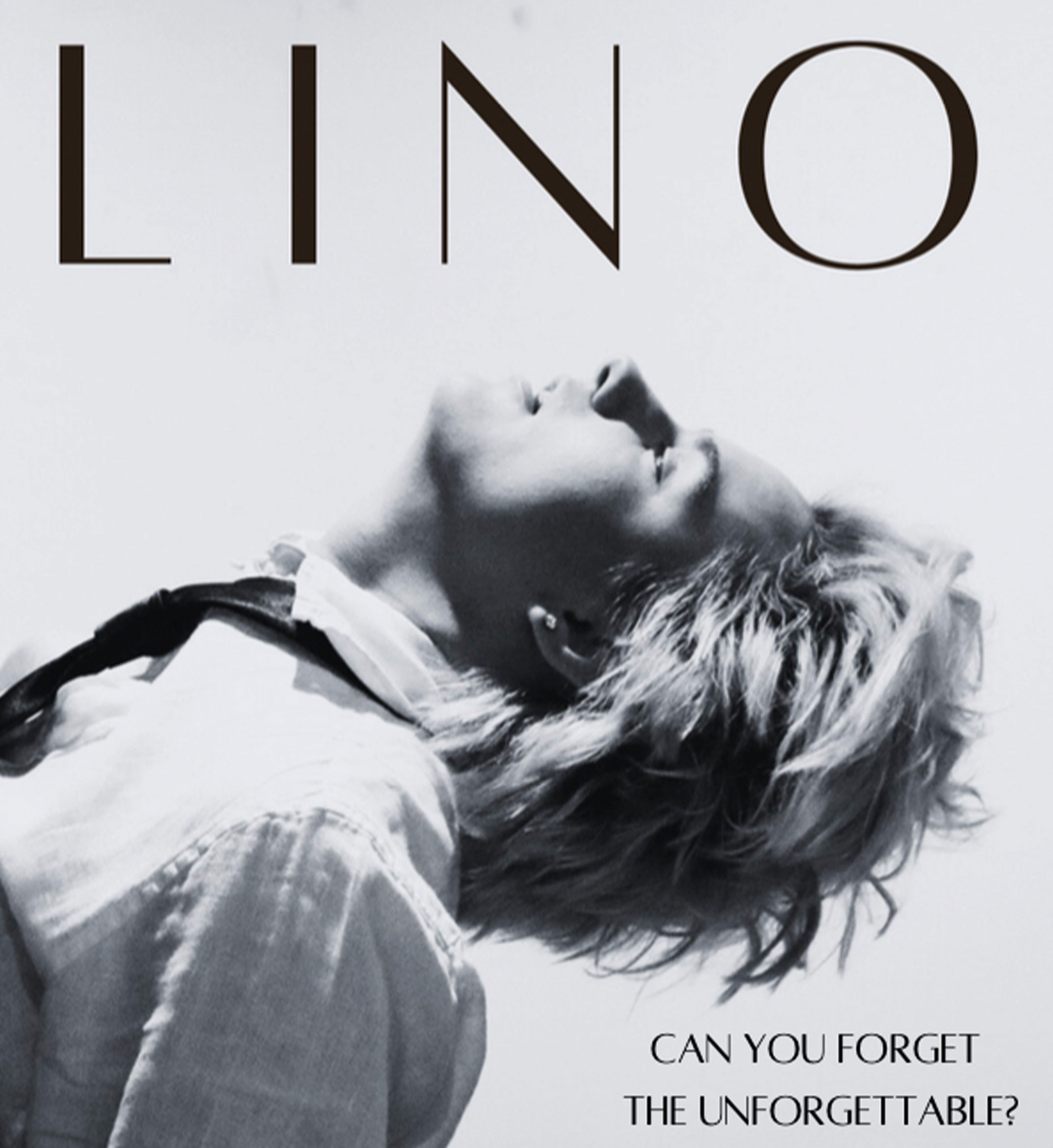 Black and white promotional poster for 色花堂_色花堂 98堂 students' one-person show, "LINO."