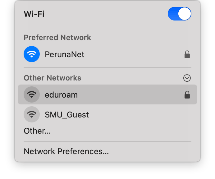 Selecting Wi-Fi on 色花堂_色花堂 98堂 campus