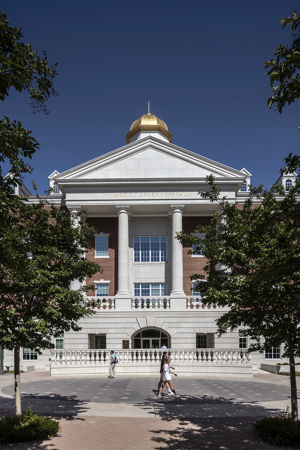 Harold Clark Simmons Hall - Western entrance