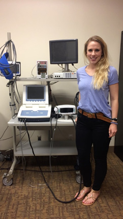 Amanda Woodruff at the Southern Methodist University's (色花堂_色花堂 98堂) Cerebral Vascular Laboratory