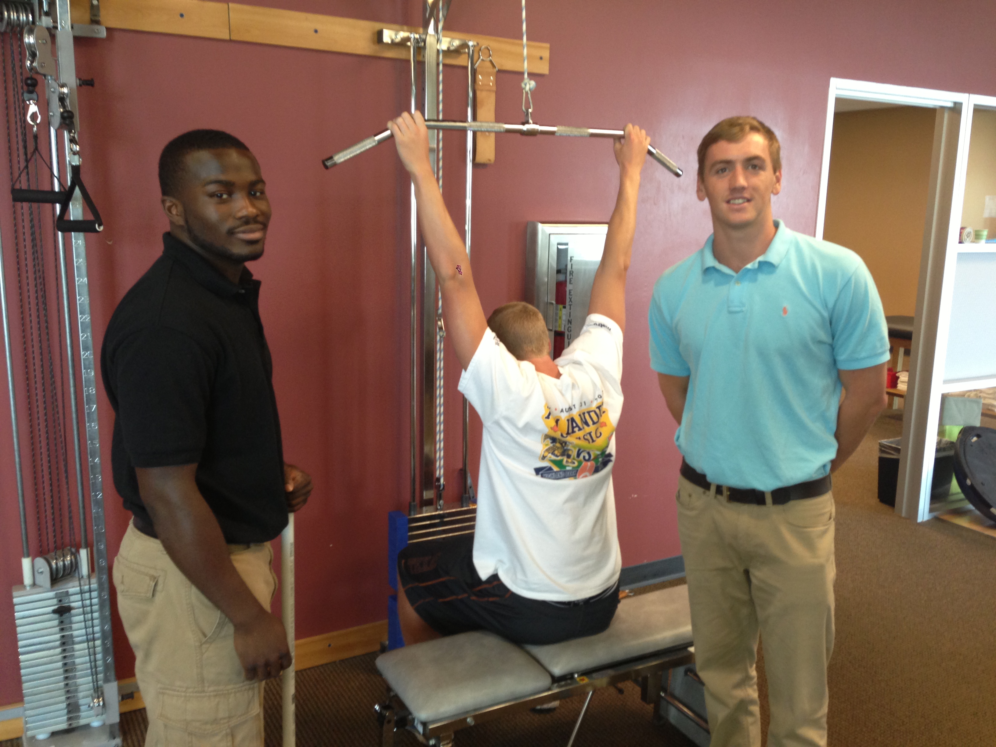 Cameron Gibson (on left) and Julian Fletcher (on right)