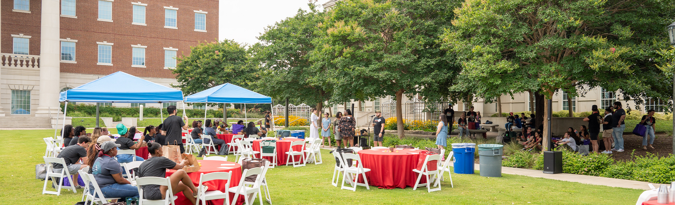 Teach For America Boots and BBQ event on Simmons Lawn