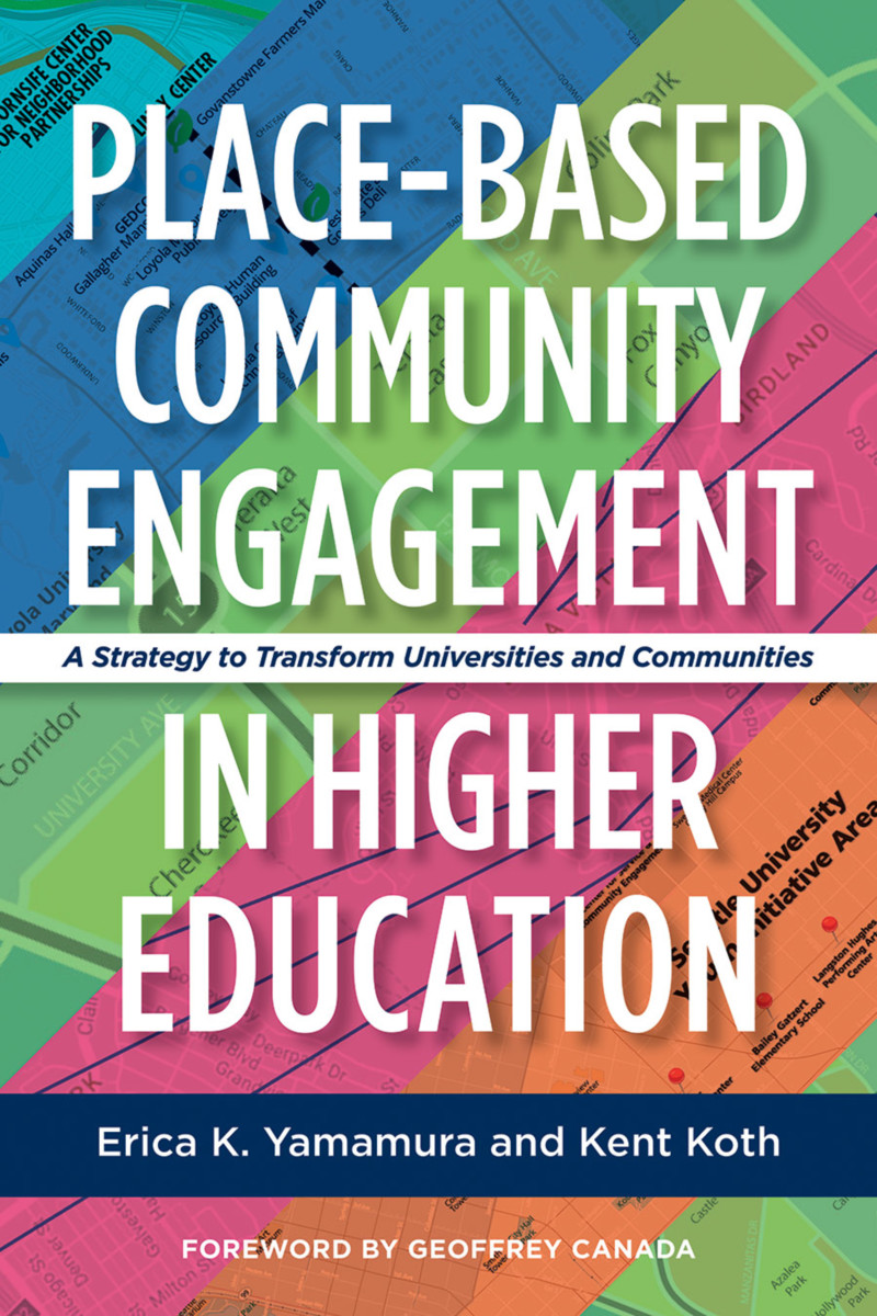 Place-Based Community Engagement in Higher Education book cover graphic