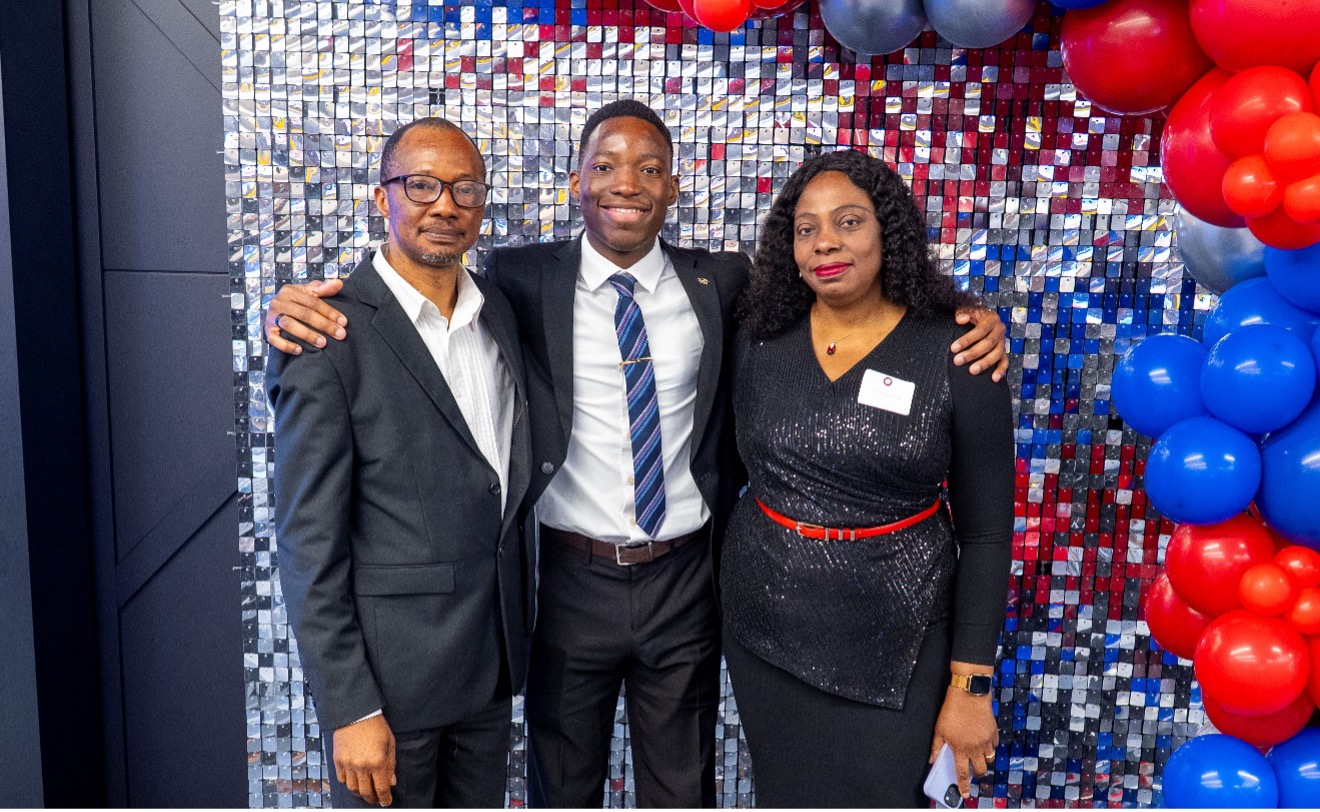 Kirk Ogunrinde and Parents